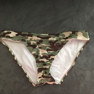 Target branded camo bikini bottom